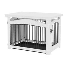 Gaiola para Cães MDF e Aço PawHut