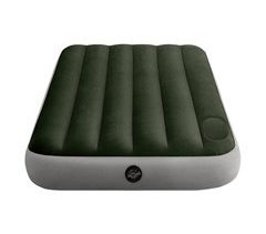 Colchão insuflável 1 lugar com bomba de pé Fiber-Tech Downy INTEX