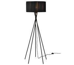 Candeeiro de pé preto Mikado - E27 / 60 W / 230 V [lux.pro].