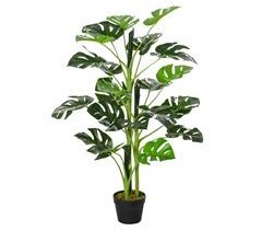 Árvore Monstera Artificial PE, PP, Cimento Outsunny
