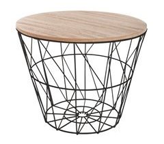 WELL HOME - Mesa lateral de metal Kumi