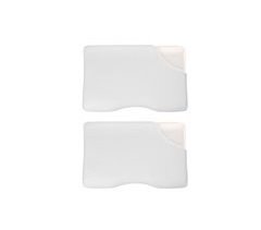 Conjunto de 2 Almofadas Ergonômicas Confort Plus 2 F. de Algodão e Bambu