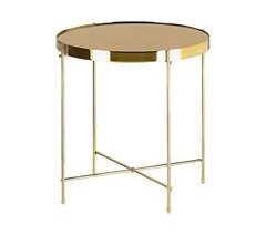 Beliani Mesa auxiliar LUCEA 40x40