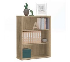 Estante baixa com 2 prateleiras