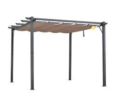 Pérgola Alumínio, Aço e Poliéster Outsunny 300x300