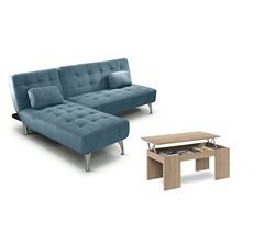 Oferta: Sofá-cama XS Chaise Longue + Mesa de Centro Elevatória