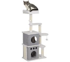 Arranhador para Gatos Melamina de Madeira e Sisal PawHut