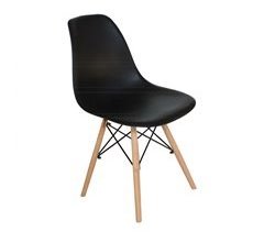 Pacote de 2 cadeiras de jantar estilo nórdico vintage