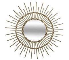 Espelho de Ratán Sol D76 76x76
