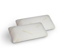  Conjunto de 2 almofadas Visco Aloe Vera da SonnoMattress