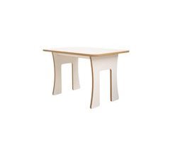 Mesa infantil cinza 80x50