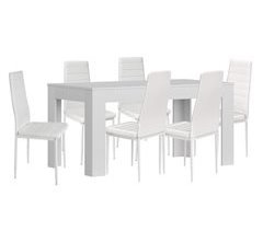 Mesa extensível de jantar ou cozinha + 6 cadeiras 178x80