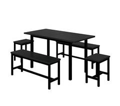 Conjunto de mesas e cadeiras de jantar