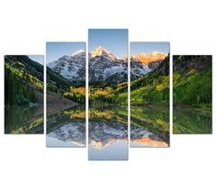 Quadro CONSTRASTE 5 peças marca Conforama
