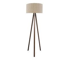 Candeeiro de pé tripé Newport 1xE27 têxtil [lux.pro].