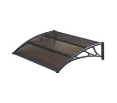 Toldo exterior Mellerud  para portas com proteção  policarbonato 120x100