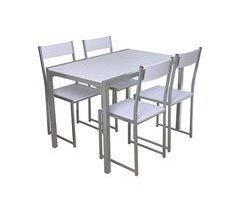 Conjunto de mesa e 4 cadeiras ASHLEY