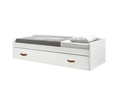 Cama + elevável com sommier e colchões