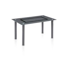  Mesa de jantar cinzenta 80x140