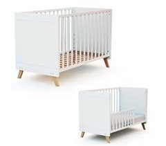 Berço Sakura transformável em cama (kit de grades incluído)