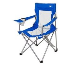 Cadeira de camping dobrável com porta-copos e encosto respirável Aktive