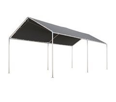 Tenda Garagem Aço Galvanizado e PE Outsunny