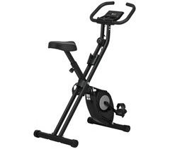 Bicicleta Estática Dobrável Aço, ABS, EVA HOMCOM