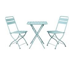 Conjunto de mesa e cadeiras dobráveis para exterior Mia