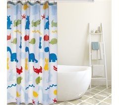 Cortina de banho MSV "Premium" com design de zoológico