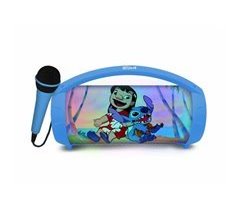 Altifalante Bluetooth com microfone para karaoke Stitch Disney