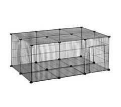 Recinto para Animais Metal, PP PawHut