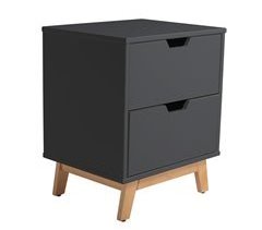  Mesa de cabeceira Miranda com 2 gavetas 43