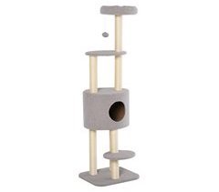 Arranhador para Gatos Aglomerado e Sisal PawHut