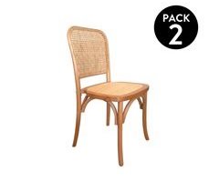  Conjunto de 2 cadeiras de jantar Toscana
