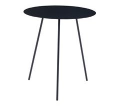 Mesa de apoio redonda Sula 3 pés metal [en.casa] 50x50