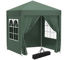 Pérgola de Jardim Aço e Tecido de Oxford Outsunny 200x200