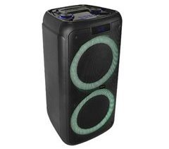 Coluna portátil INFINITON Party EQ20, 180 W, subwoofer, rádio FM