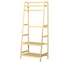 Suporte para Cabides Bambu HOMCOM, casa - móveis de armazenamento 70