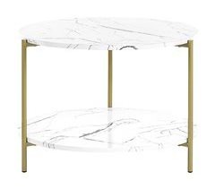 Beliani Mesa de apoio REVA 60x60