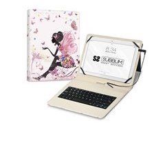Teclado Bluetooth com Suporte para Táblete SUBKT1-USB052