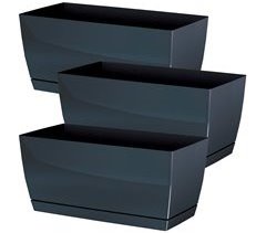 3x Caixa Coubi de Gardeneiro de Plástico P