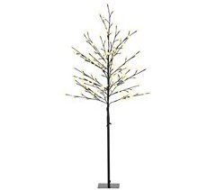 Árvore com Luzes PP e Aço HOMCOM, casa - decoração