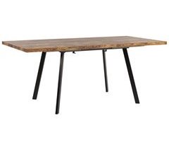 Beliani Mesa de comedor extensible HARLOW 90x140