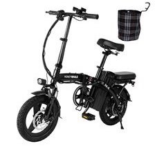 Bicicleta Elétrica Honey Whale S6-S - Potência 350W Bateria 48V10.4AH