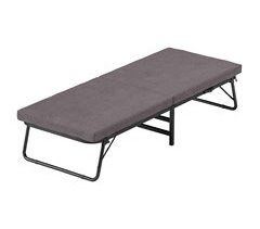Cama Dobrável Poliéster, Metal e Espuma HOMCOM, casa - sófas