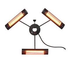Aquecedor Elétrico de Exterior Outsunny 842-279V91BK
