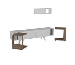 Conjunto de móveis para sala de estar Glostrup em aglomerado