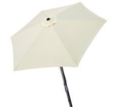 Guarda-sol hexagonal de jardim Ø300 cm com sistema de roldana dupla Aktive