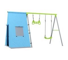 Conjunto de Brincar para Exterior Metal, PE e Poliéster AIYAPLAY