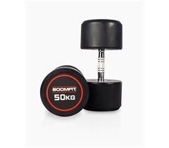 Halteres Redondos de Musculação 50Kg (Par) - BOOMFIT